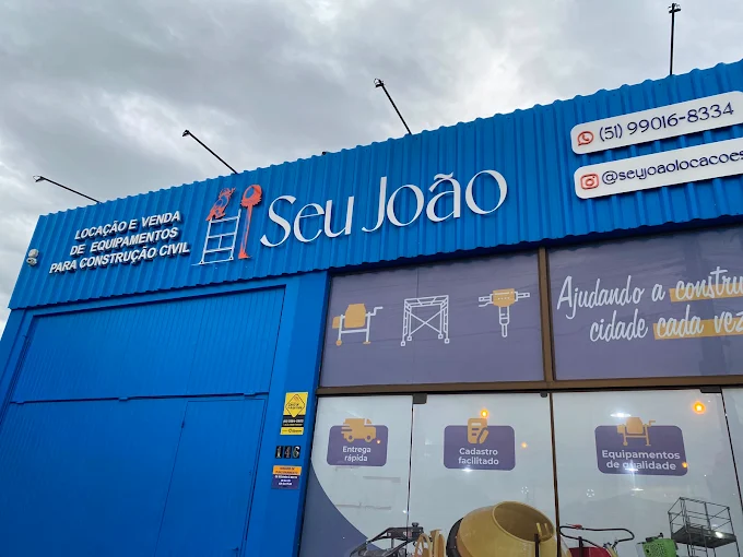 Fachada da Seu João Locações em Novo Hamburgo
